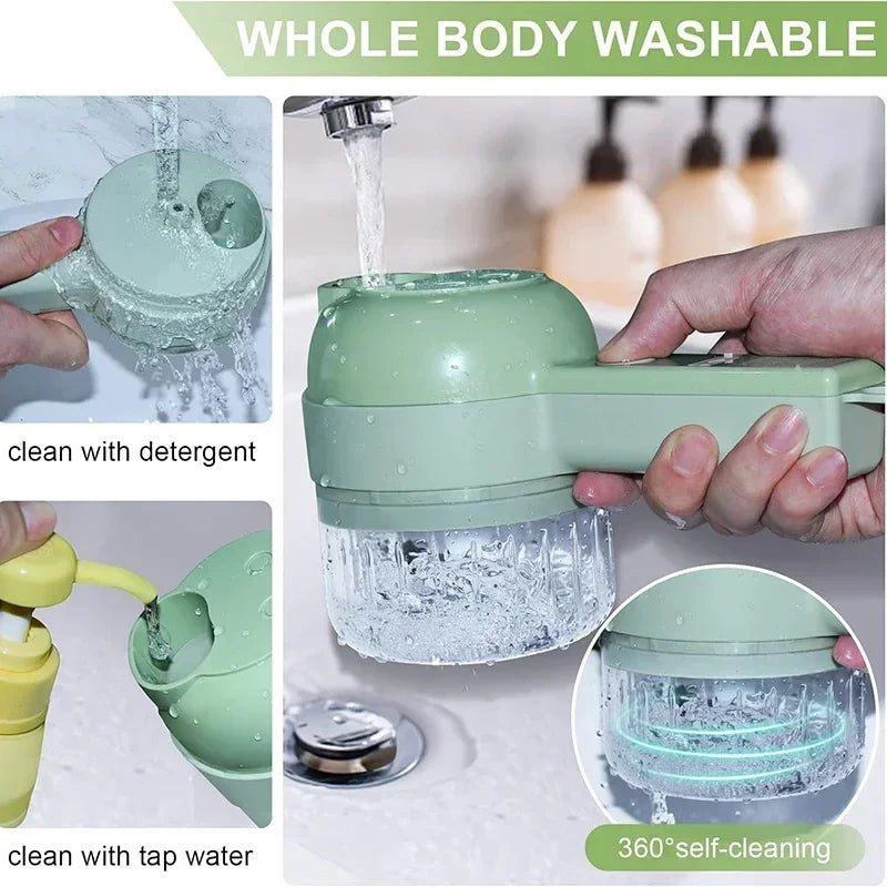4In1 Electric Vegetable Cutter
