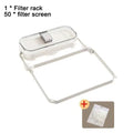 Kitchen Sink Filter Stand with 50 Disposable Mesh Bags