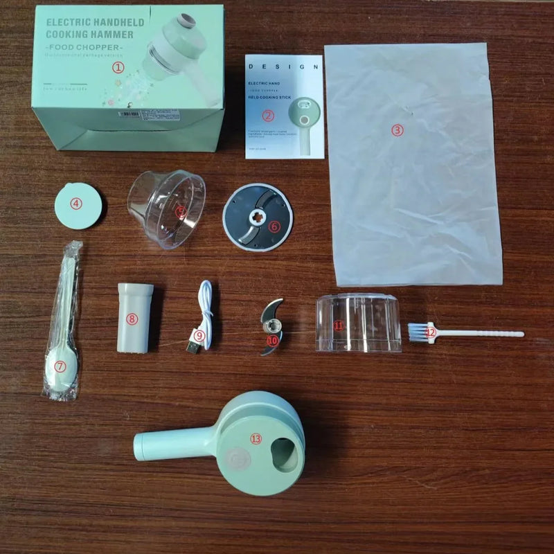 4In1 Electric Vegetable Cutter