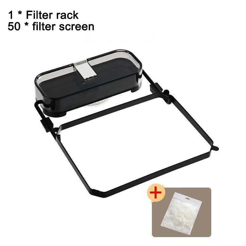 Kitchen Sink Filter Stand with 50 Disposable Mesh Bags