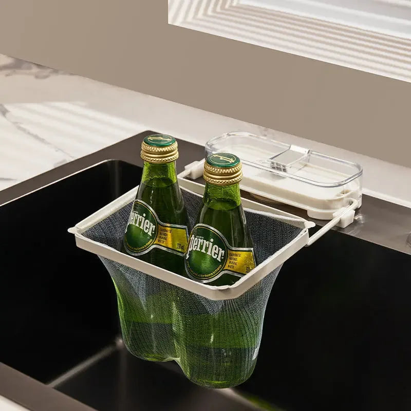 Kitchen Sink Filter Stand with 50 Disposable Mesh Bags