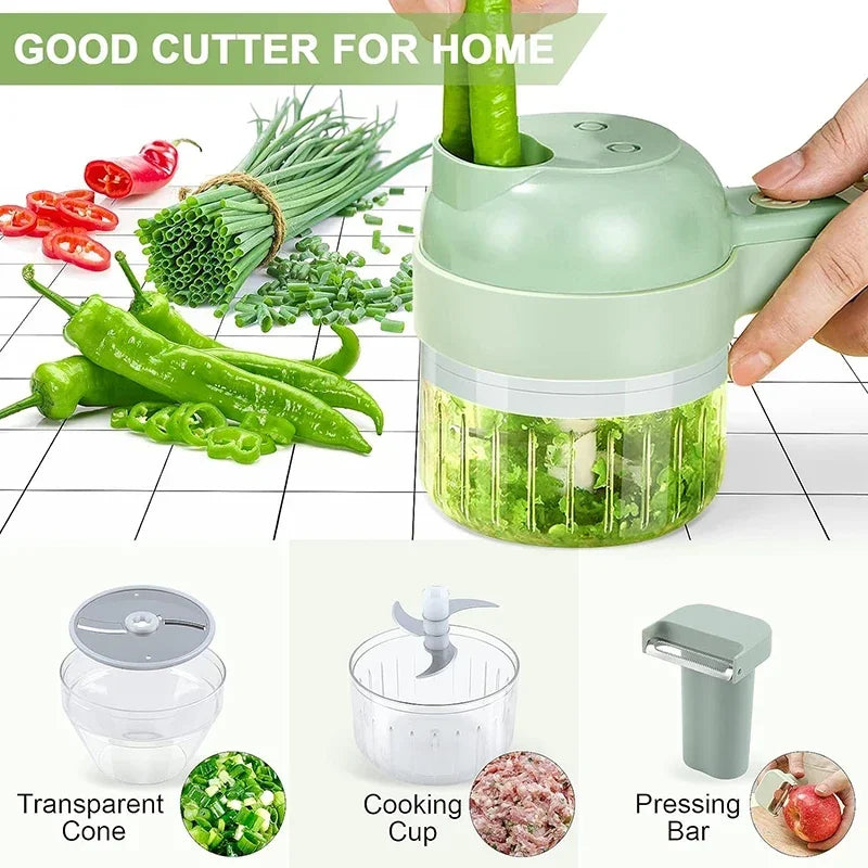 4In1 Electric Vegetable Cutter