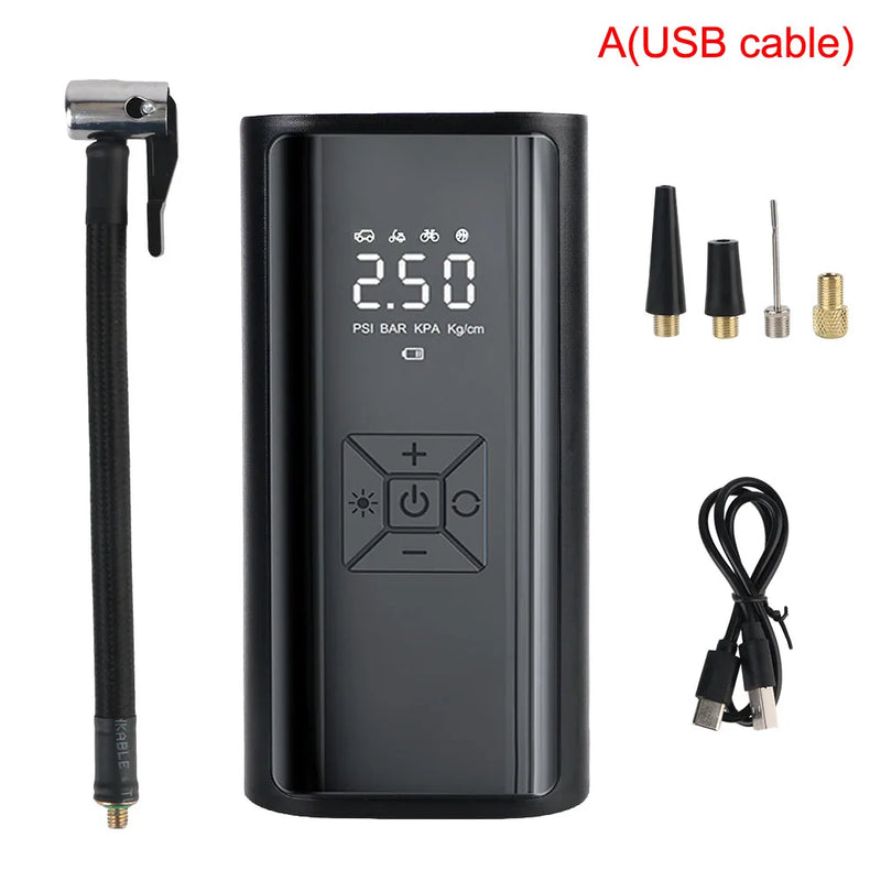 TurboAir Compact – Portable Digital Tyre Inflator 120W