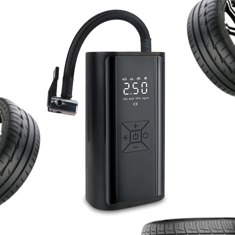 TurboAir Compact – Portable Digital Tyre Inflator 120W